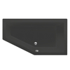 Xenz Society 160 ligbad 160x90x50cm met poten zonder afvoer Acryl Ebony mat (mat zwart/antraciet) SW103359 Xenz Society 160 ligbad 160x90x50cm met poten zonder afvoer Acryl Ebony mat (mat zwart/antraciet) SW103359