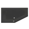 Xenz society 160 ligbad 160x90x50cm links met poten zonder afvoer acryl ebony mat SW103349 Xenz society 160 ligbad 160x90x50cm links met poten zonder afvoer acryl ebony mat SW103349
