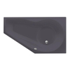 Xenz Fiji baignoire sans panneau 160x90cm droite avec pieds sans vidage Acrylique Anthracite mat SW103294 Xenz Fiji baignoire sans panneau 160x90cm droite avec pieds sans vidage Acrylique Anthracite mat SW103294