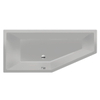 Xenz Society Compact ligbad 170x75x44cm links met poten zonder afvoer Acryl Cement Mat SW102923 Xenz Society Compact ligbad 170x75x44cm links met poten zonder afvoer Acryl Cement Mat SW102923