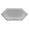 Xenz Lucia ligbad 180x80x44cm met poten zonder afvoer Acryl Cement Mat SW103110 Xenz Lucia ligbad 180x80x44cm met poten zonder afvoer Acryl Cement Mat SW103110