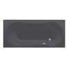 Xenz Barbados baignoire sans panneaux 180x80cm avec pieds sans vidage Acrylique Anthracite mat SW103049 Xenz Barbados baignoire sans panneaux 180x80cm avec pieds sans vidage Acrylique Anthracite mat SW103049