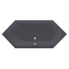 Xenz Antilla baignoire sans panneau 190x80cm avec pieds sans vidageHexagonal Acrylique Anthracite mat SW103039 Xenz Antilla baignoire sans panneau 190x80cm avec pieds sans vidageHexagonal Acrylique Anthracite mat SW103039