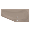 Xenz Lagoon compact baignoire sans panneau 170x75cm droite avec pieds sans vidage Acrylique Argile mat SW102984 Xenz Lagoon compact baignoire sans panneau 170x75cm droite avec pieds sans vidage Acrylique Argile mat SW102984
