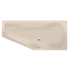 Xenz Lagoon compact baignoire sans panneaux 160x75cm droite avec pieds sans vidage Acrylique Crème mat SW102965 Xenz Lagoon compact baignoire sans panneaux 160x75cm droite avec pieds sans vidage Acrylique Crème mat SW102965