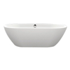 Xenz baignoire autoportante rens 155x75x60cm avec pieds avec kit de vidange / trop-plein acrylique blanc brillant SW642326 Xenz baignoire autoportante rens 155x75x60cm avec pieds avec kit de vidange / trop-plein acrylique blanc brillant SW642326