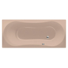 Xenz Dominica ligbad 170x75x44cm met poten zonder afvoer Acryl Bahama beige Hoogglans SW102896 Xenz Dominica ligbad 170x75x44cm met poten zonder afvoer Acryl Bahama beige Hoogglans SW102896