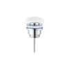 FugaFlow Eccelente Bouchon de vidange à clapet - céramique - blanc brillant SW1469079
