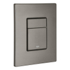 Grohe Skate Cosmopolitan Bedieningsplaat - dualflush - horizontaal/verticaal - kunststof - brushed hard graphite (antraciet) SW107593