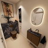 MONDIAZ TURE-DLUX Meuble toilette - 60cm - Rust - EDEN - vasque Lava - position centrale - 1 trou de robinet SW1104009