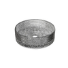 Riho Glamour Vasque à poser - 35.5x35.5x11cm - verre - Smoke (gris) SW1185430