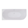 Saniclass D Shape half vrijstaand hoekbad 180x80x60cm links Acryl wit SW278112 Saniclass D Shape half vrijstaand hoekbad 180x80x60cm links Acryl wit SW278112
