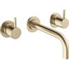 Crosswater MPRO inbouwwastafelkraan 3 gats geborsteld messing (goud) SW209246 Crosswater MPRO inbouwwastafelkraan 3 gats geborsteld messing (goud) SW209246