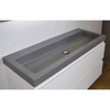 INK Dock wastafel 120x6x40cm 0 kraangaten 1 wasbak Quartz grijs SW68562 INK Dock wastafel 120x6x40cm 0 kraangaten 1 wasbak Quartz grijs SW68562