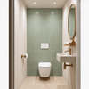 Adema Salina 2.0 Ensemble WC - 48.5x36x32cm - à évacuation profonde - sans bride - réservoir encastré QeramiQ - abattant softclose - quickrelease - abattant WC - plaque de commande métallique blanc mat - boutons rectangulaires - blanc SW1474594