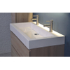 INK Momento Wastafel 120x45x9cm 1 wasbak zonder kraangaten Polystone glans wit SW158014 INK Momento Wastafel 120x45x9cm 1 wasbak zonder kraangaten Polystone glans wit SW158014