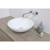 INK Jazz small opbouw waskom Polystone zonder kraangat 12cm Mat wit SW68570 INK Jazz small opbouw waskom Polystone zonder kraangat 12cm Mat wit SW68570