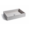 Urbi et Orbi Traccia opbouw wastafel beton lichtgrijs SW208859 Urbi et Orbi Traccia opbouw wastafel beton lichtgrijs SW208859
