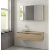 Bruynzeel Giro badmeubelset 120x49x46cm met spiegelkast bovenblad bardolino SW112765 Bruynzeel Giro badmeubelset 120x49x46cm met spiegelkast bovenblad bardolino SW112765