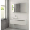 Bruynzeel Giro badmeubelset 120x49x46cm met spiegelkast bovenblad mat wit SW112764 Bruynzeel Giro badmeubelset 120x49x46cm met spiegelkast bovenblad mat wit SW112764