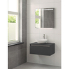 Bruynzeel Giro badmeubelset 75x49x46cm met spiegel bovenblad grafiet SW112754 Bruynzeel Giro badmeubelset 75x49x46cm met spiegel bovenblad grafiet SW112754