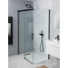 Crosswater MPRO Zijwand - 90cm - met antikalkbehandeling - voor combinatie met schuifdeur - mat zwart SW278217