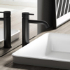 Hotbath Cobber verhoogde wastafelkraan mat zwart SW72215