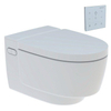 Geberit AquaClean Mera Comfort – WC japonais avec extraction des odeurs, séchage à air chaud, douchette intime, abattant soft-close et commande murale – Blanc brillant SW809493