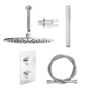 Adema Shower inbouwdoucheset 30cm hoofddouche met plafondbevestiging compleet Chroom SW9181 Adema Shower inbouwdoucheset 30cm hoofddouche met plafondbevestiging compleet Chroom SW9181