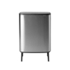 Brabantia Bo Touch Bin Hi Afvalemmer - 2x30 liter - 2 kunststof binnenemmers - matt steel fingerprint proof SW1117307