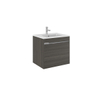 Crosswater KAI badmeubel 1 lade 60x48x45.5cm MDF Grey Oak mat SW224197 Crosswater KAI badmeubel 1 lade 60x48x45.5cm MDF Grey Oak mat SW224197