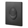 Grohe Start Bedieningsplaat - dualflush - 2 knops - verticaal - matte black (mat zwart) SW656735