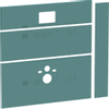 Geberit Gis easy plaques de plâtre pour module WC avec réservoir UP300 et UP320 frontal 130x130cm 2200622