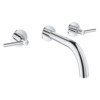 Grohe Atrio afbouwdeel M-size voor 3-gats inbouw wandkraan chroom SW225241 Grohe Atrio afbouwdeel M-size voor 3-gats inbouw wandkraan chroom SW225241