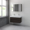 Bruynzeel Roma badmeubelset 100x60.5x46cm met spiegelkast gladstone SW107442 Bruynzeel Roma badmeubelset 100x60.5x46cm met spiegelkast gladstone SW107442
