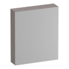 BRAUER Impress Deluxe armoire de toilette avec miroir - 60x70x15cm - éclairage interne et externe - 1 porte de miroir double face ouvrant vers la gauche Timber Greige SW1198981