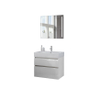Bruynzeel Passo badmeubelset 75x69.8x46cm spiegel glans wit SW114498 Bruynzeel Passo badmeubelset 75x69.8x46cm spiegel glans wit SW114498