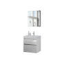 Bruynzeel Pinto badmeubelset 60x65.3x46cm spiegel glans wit SW114493 Bruynzeel Pinto badmeubelset 60x65.3x46cm spiegel glans wit SW114493