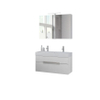 Bruynzeel Mino badmeubelset 100x56x38cm met spiegelkast mat wit SW114081 Bruynzeel Mino badmeubelset 100x56x38cm met spiegelkast mat wit SW114081