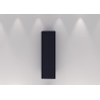 H&R badmeubelen Juice Hoge Kast - 40x35x130cm - met ronde hoeken - 3D-front - 1 deur - rechtsdraaiend - dark blue mat SW875686
