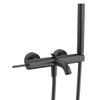 Royal Plaza Seto Robinet de bain mural avec levier joystick noir mat SW156809 Royal Plaza Seto Robinet de bain mural avec levier joystick noir mat SW156809