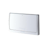 Grohe Bedieningsplaat - enkelspoeling - verticaal - wit 0442605