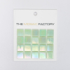 SAMPLE The Mosaic Factory Amsterdam carreau mosaïque 2x2x0.4cm pour mur et sol pour intérieur et extérieur carré Verre Vert clair SW861905