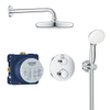 Grohe Grohtherm Perfect comfortset m. afbouwdeel voor inbouw douchekraan therm. + inb.deel Rapido T rond met tempesta hoofddouche 210 + handdouche 100 chroom SW236921 Grohe Grohtherm Perfect comfortset m. afbouwdeel voor inbouw douchekraan therm. + inb.deel Rapido T rond met tempesta hoofddouche 210 + handdouche 100 chroom SW236921