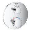 Grohe Grohtherm afbouwdeel voor inbouw douchekraan thermostatisch met omstel hoofdd- en handdouche rond chroom SW236915 Grohe Grohtherm afbouwdeel voor inbouw douchekraan thermostatisch met omstel hoofdd- en handdouche rond chroom SW236915