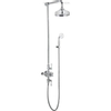 Crosswater Belgravia showerpipe thermostatische met 30cm regendouche handdouche op de wand chroom SW104165 Crosswater Belgravia showerpipe thermostatische met 30cm regendouche handdouche op de wand chroom SW104165