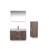 Exellence Tempo badmeubel 80cm met keramische wastafel spiegel en halfhoge kast eiken SW62804 Exellence Tempo badmeubel 80cm met keramische wastafel spiegel en halfhoge kast eiken SW62804