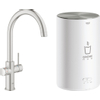 Grohe Red keukenkraan duo met C-uitloop en M-size boiler RVS SW241438 Grohe Red keukenkraan duo met C-uitloop en M-size boiler RVS SW241438