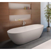 Riho Bilbao Baignoire îlot 150x75x55.5cm solid surface Blanc mat SW49974 Riho Bilbao Baignoire îlot 150x75x55.5cm solid surface Blanc mat SW49974