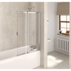 Aqualux Aqua 4 bad-schuifwand 82x127.5cm met zilver profiel en helder 4mm Glas SW225939 Aqualux Aqua 4 bad-schuifwand 82x127.5cm met zilver profiel en helder 4mm Glas SW225939